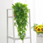 Искусственные Подвесные Растения, стены из искусственных растений, лоза, пластиковые листья для дома и сада, украшения для свадебной вечеринки, 76 см