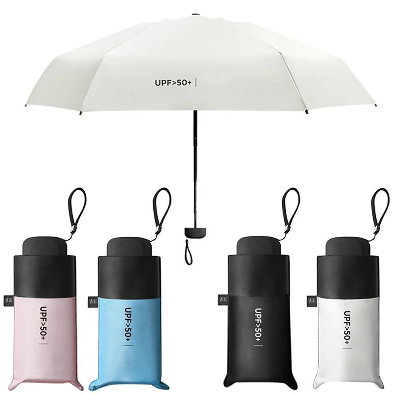 

Mini Pocket Umbrella Women UV Small Umbrellas Rain Women Waterproof Men Sun Parasol Convenient Girls Travel Parapluie Kid