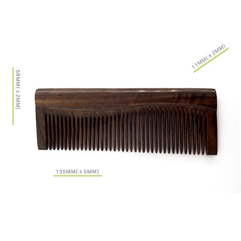 

Wooden Hair Comb Anti Static Massage Natural Care Brush Regular Tooth Handmade Wooden Comb Beard Mustache Hair Comb