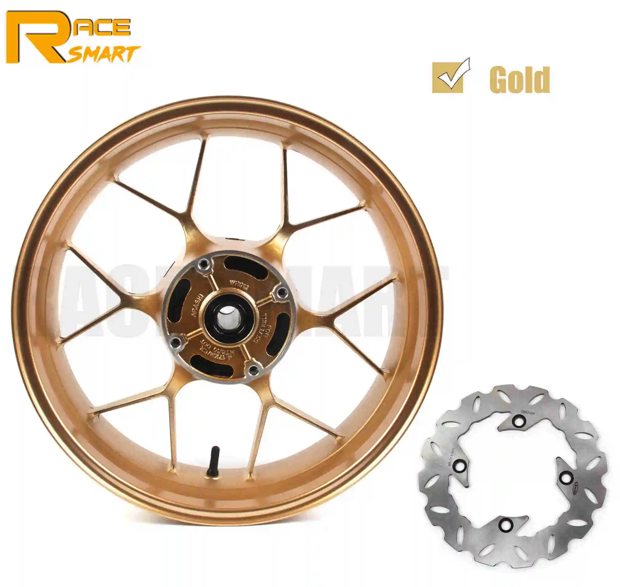 Gold wheel rim Для Honda CBR600RR 2007- обода колеса мотоцикла обода заднего колеса диски мотоциклов диски CBR 600RR 2013 - Цвет: Gold wheel rim