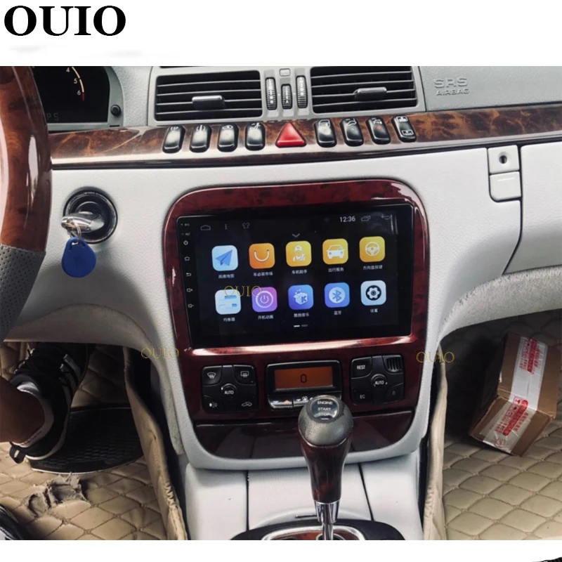 

Android 9.0 screen For Mercedes Benz S Class W220 S280 S320 S350 S400 S430 S500 1998 ~ 2005 Car DVD video audio GPS navigator