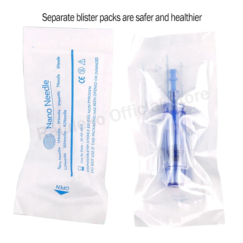 

10/20/50 Pcs Derma Rolling Pen Needle Cartridge Needle Tips Nano / 9 Pin / 12 Pin / 36 Pin / 42 Pin for Electric Micro MYM Stamp