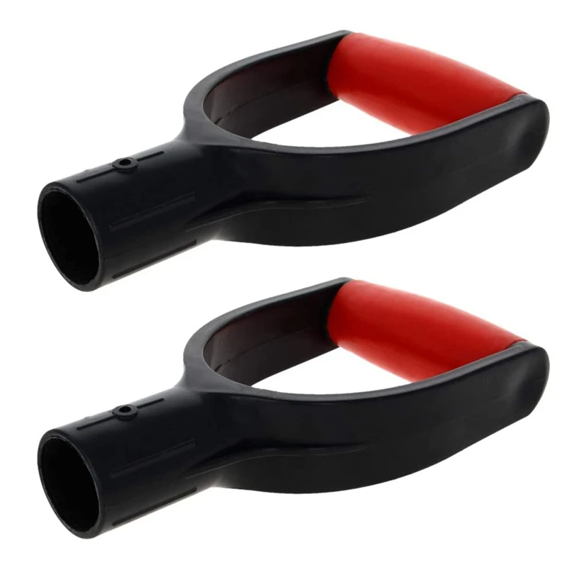 

2 шт. Лопата D ручка, маленького размера, круглой формы с диаметром 32 мм/1,26 дюймов внутренняя трубка Диаметр ПВХ Лопата рукоятка лопаты для сн...