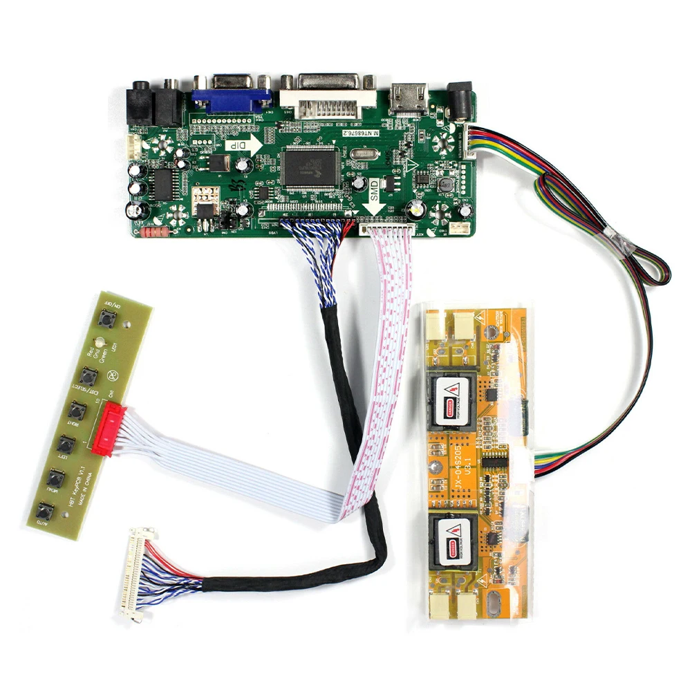 Для ЖК-панели аудио замена VGA DVI плата контроллера ТВ HDMI аксессуары Запчасти