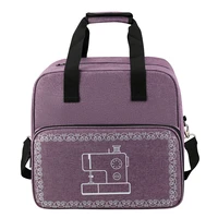 large sewing machine bag gray color storage bag tote multi functional portable travel home organizer bag for sewing accessories