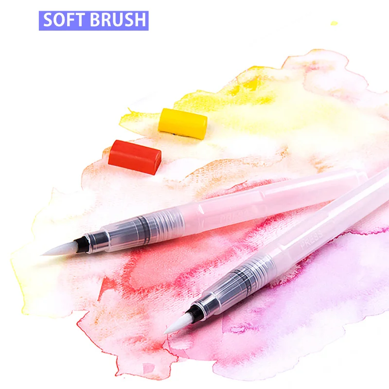 Watercolor Soft Pen Brush Refillable Water for Painting Drawing Calligraphy Art Supplies | Канцтовары для офиса и дома