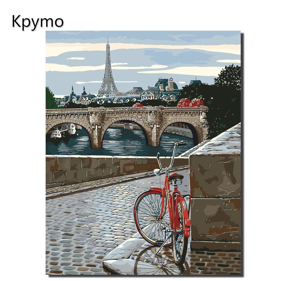 Картина по номерам рамки Раскраска картины Домашний декор холст украшения