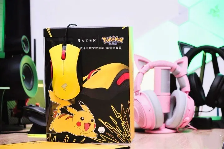 

Мышь Razer Pika Chu DeathAdder игровая проводная, 6400DPI