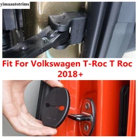 car door stop rust waterproof lock plastic protective cover trim interior accessories for volkswagen t roc t roc 2018 2021
