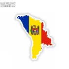 Volkrays индивидуальные автомобильные наклейки молдовская Мотоцикл аксессуары отражающие водонепроницаемые чехлы царапины виниловые наклейки 12 см * 5 см