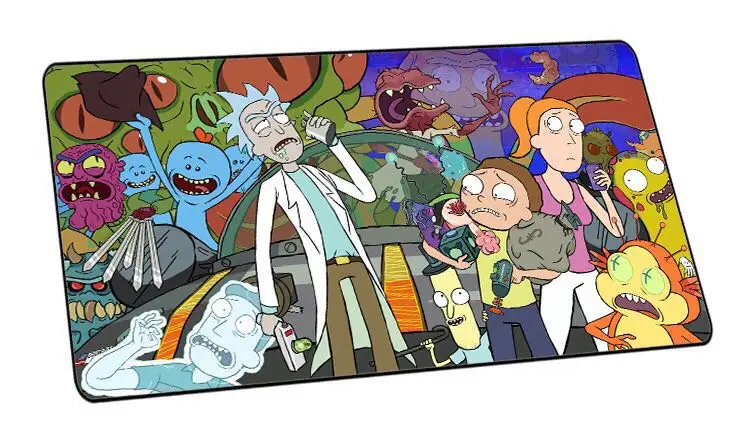 700*300*2 размер мультяшный Стиль Коврик для мыши Противоскользящий натуральный