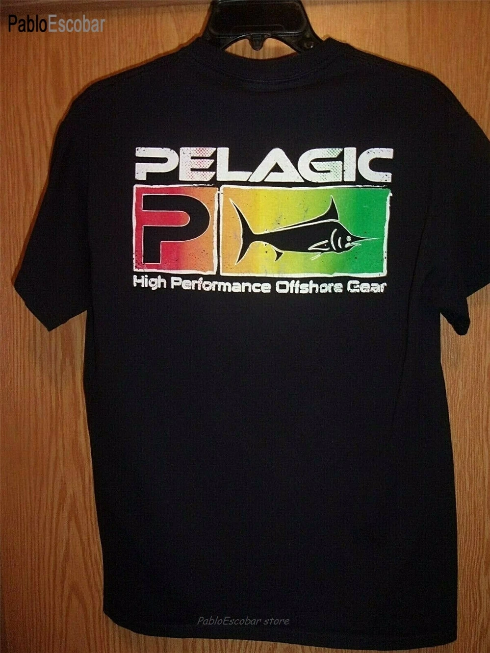 Высокопроизводительная футболка Pelagic для мужчин и женщин классные топы с круглым