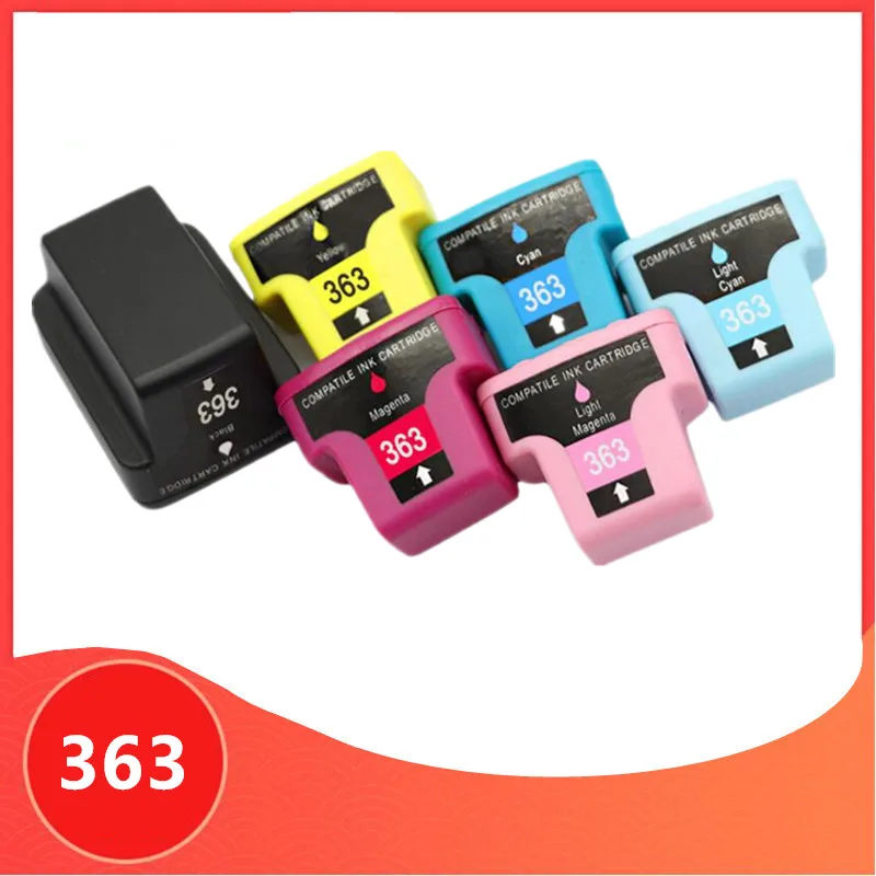 Совместимый чернильный картридж для HP 363 принтера hp PHOTOSMART C5180 C6180 C7180 C7280 C8180 3310 |
