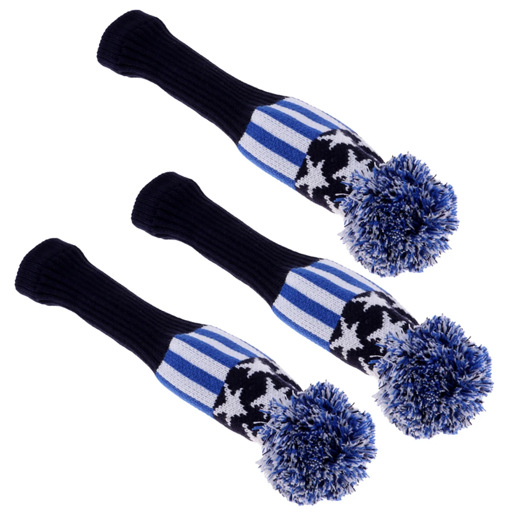 3 шт. головные уборы для водителей гольфа Клубные носки крышка головы чехлы