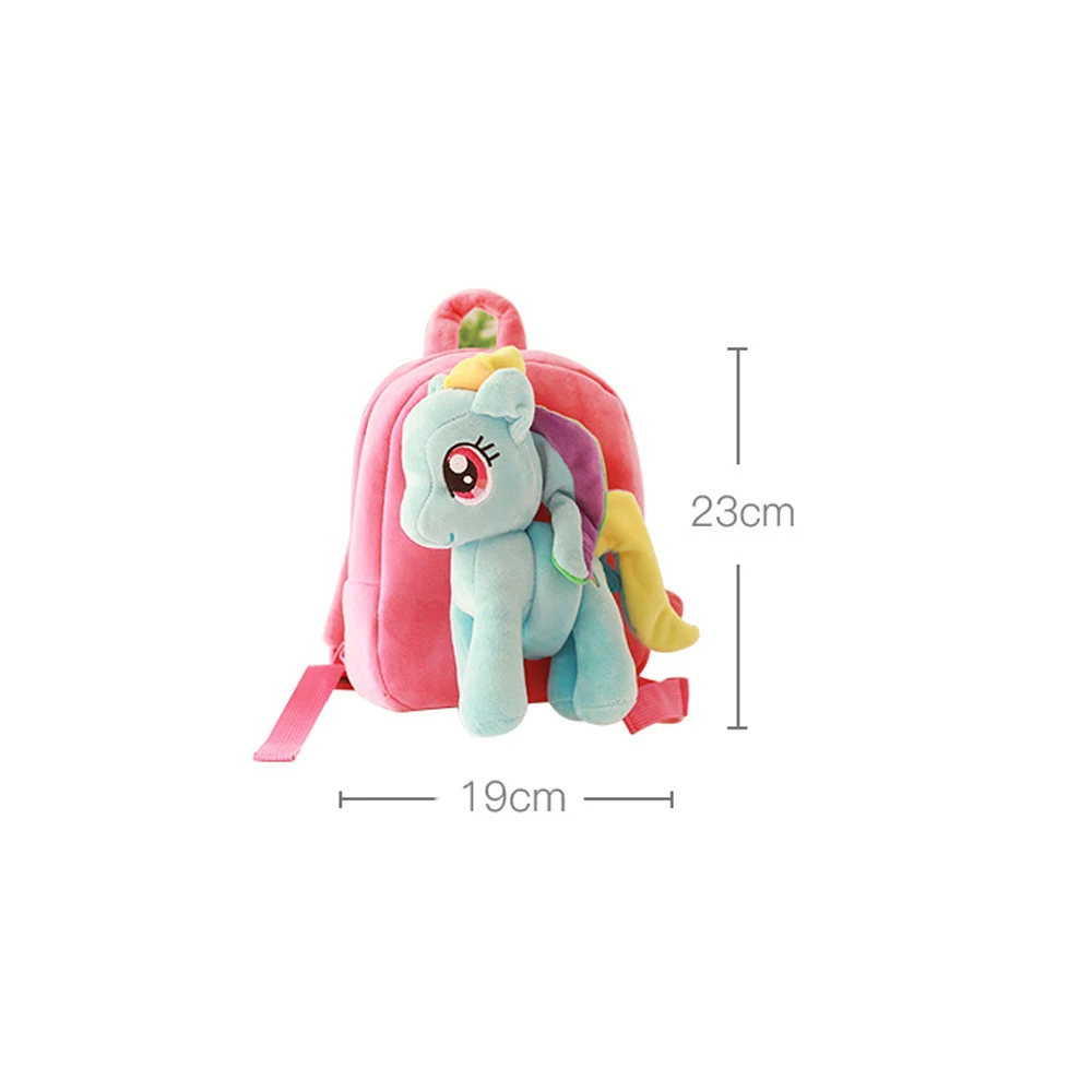 Детские фланелевые рюкзаки с рисунками из мультфильмов Школьная сумка на плечо