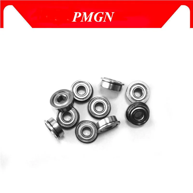 

High quality 10 pcs ABEC-5 F605ZZ F605 ZZ F605Z LF1450HH 5*14*5 mm 5x14x5 mm Metal Double Shielded flanged Bearing Ball Bearings