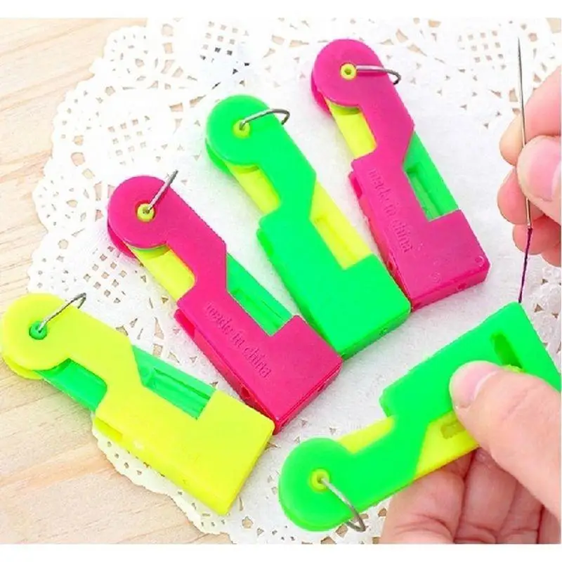 1 шт. швейная игла Threader Thimble резьба инструмент для пожилых людей руководство иглы