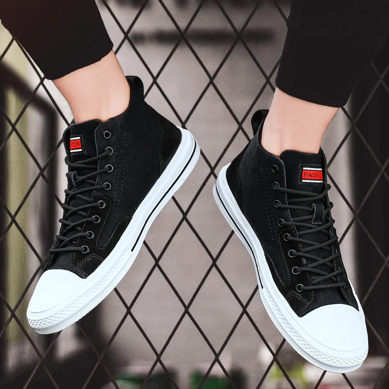 

Autumn and winter leather panel shoes small leather shoes design mens casual shoes outdoor shoes men's Casual fashion all-match