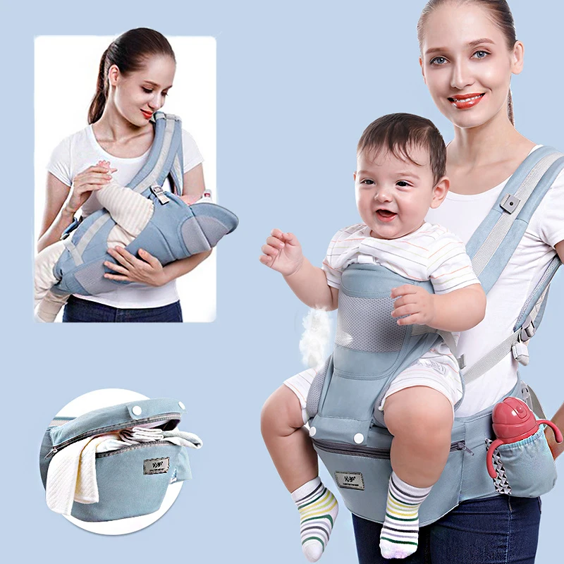 Дышащий эргономичный рюкзак-кенгуру для переноски ребенка переноска-кенгуру