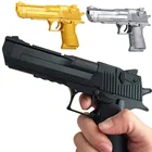 Детский игрушечный мини пистолет 1:10, мягкая пуля, пистолет в сборе, строительные блоки, кирпичи, безопасная пластиковая модель 3D, пистолет, игрушки для мальчиков, может стрелять