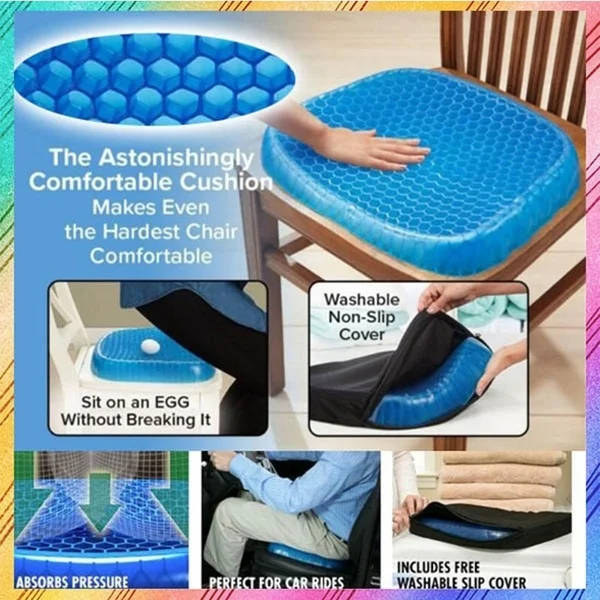 Массажное эластичное кресло для спальни с гелевой подушкой