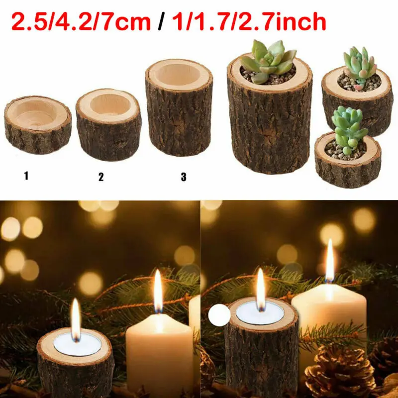 Дерево ветка деревянный подсвечник чай свет свечей ужин | Дом и сад