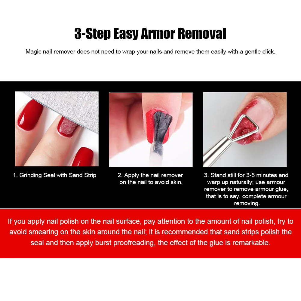 

Nail Polish Removes Gel Remover Burst Clean Professional Safe 15ml for Manicure BUTT666