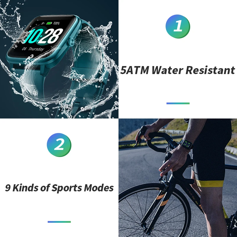 Водонепроницаемые Смарт-часы Ulefone 1 3 дюйма Bluetooth 5 0 210 мАч |