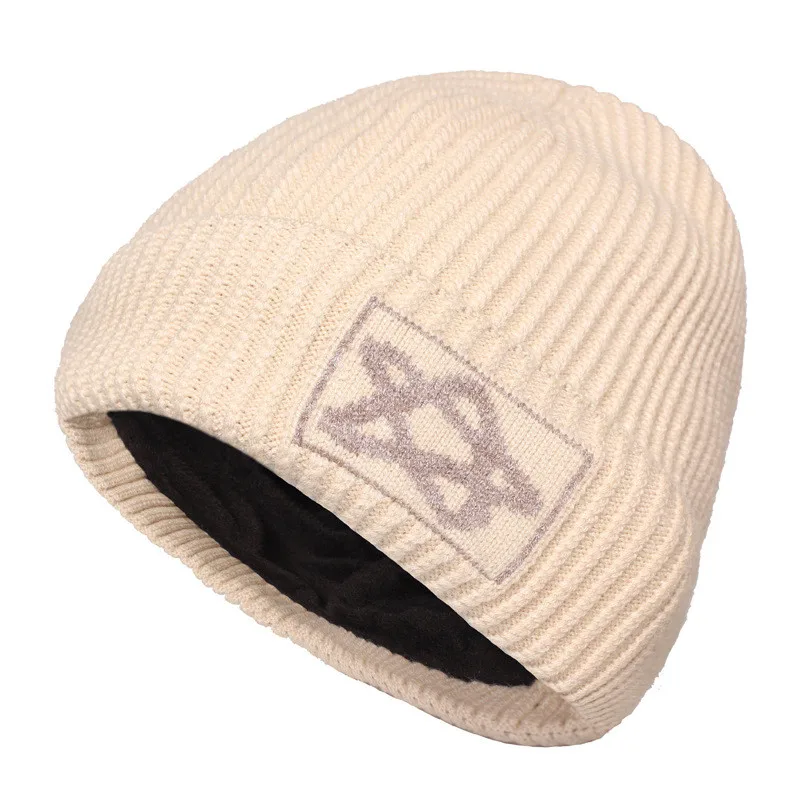 

XMAOMEIX 2021 New Woolen Hats For Men Women Thickened Warm Beanie Fashion Knitted Hat Couple Ski Caps Beanies Earmuffs Cap