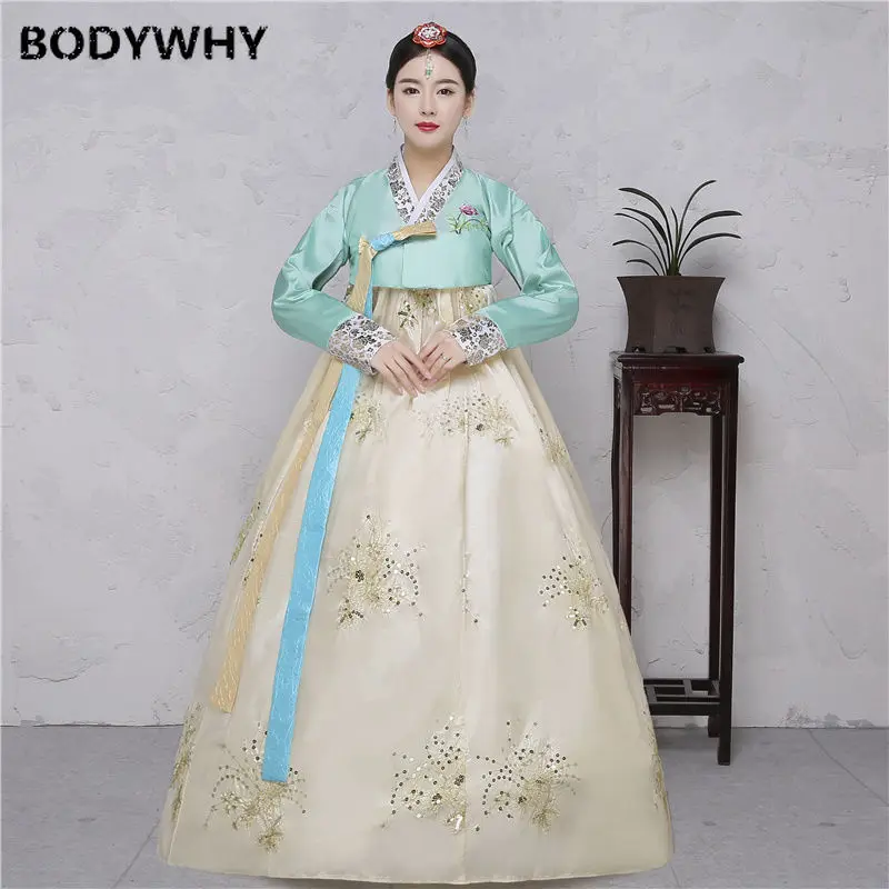 Модное платье Hanbok традиционная корейская одежда корейские национальные костюмы