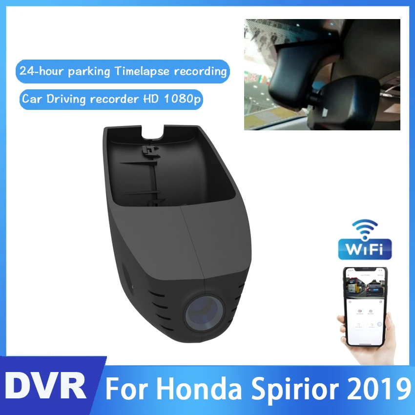 Car Driving Video Recorder DVR Control APP Wifi Camera For Honda Spirior 2019 Night vision Full HD 1080P Registrator Dash Cam