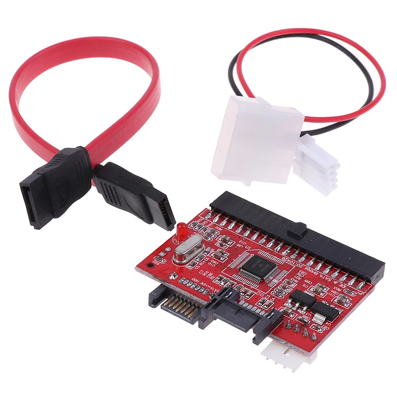 1 комплект IDE к SATA PCI Card 100/133 последовательный HDD/CD/DVD адаптер конвертер +