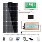 Комплект солнечных инверторов 1200 Вт, контроллер солнечной панели, система солнечной энергии, солнечная панель 400 Вт 10A20A30A40A50A, контроллер заряда 220 В
