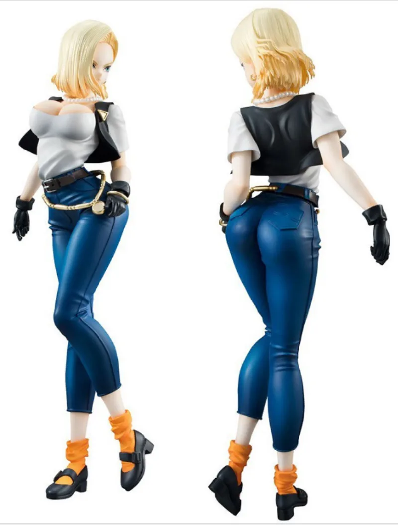 Сексуальная экшн фигурка Android 18 лазури коллекционная кукла Рождественский