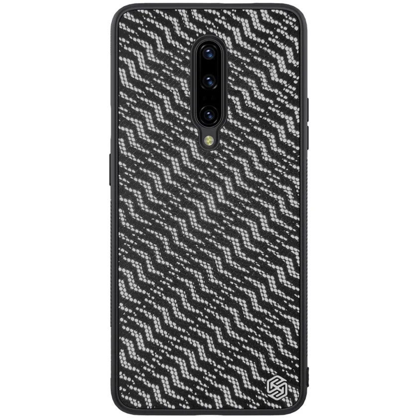 Чехол для OnePlus 7 7T Pro OnePlus7 чехол NILLKIN Twinkle чехол полиэфирная сетка светоотражающий протектор PC задняя крышка для OnePlus7 Pro - Цвет: Silvery
