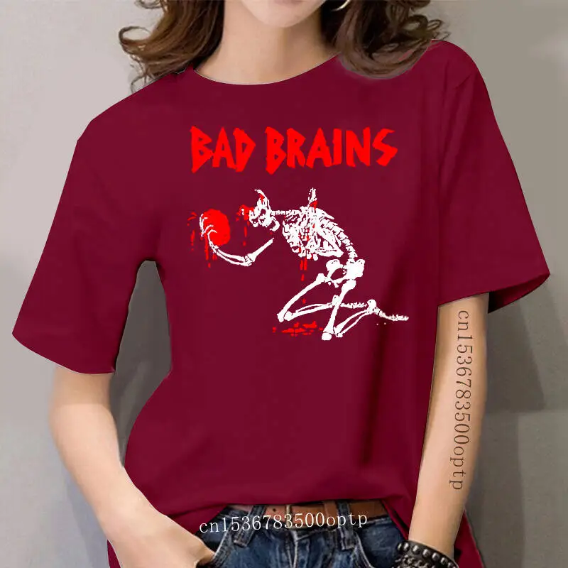 

women T shirt Bad Brains Casual funny t-shirt novelty tshirt women
