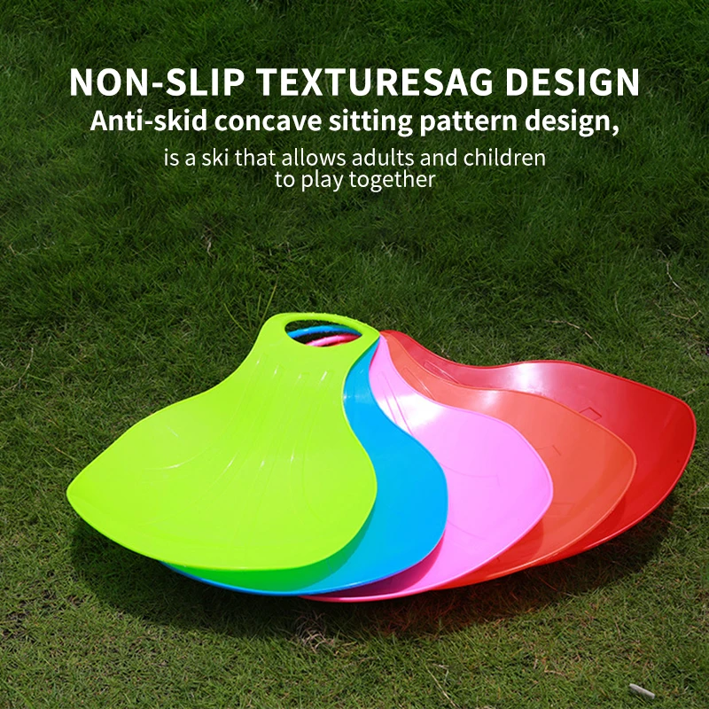 

Snow Skiing Pad Sled Sledge Skiing Board Outdoor Thicken Plastic Sand Grass Sleigh Slider Snow Luge For Winter Outdoor Sport