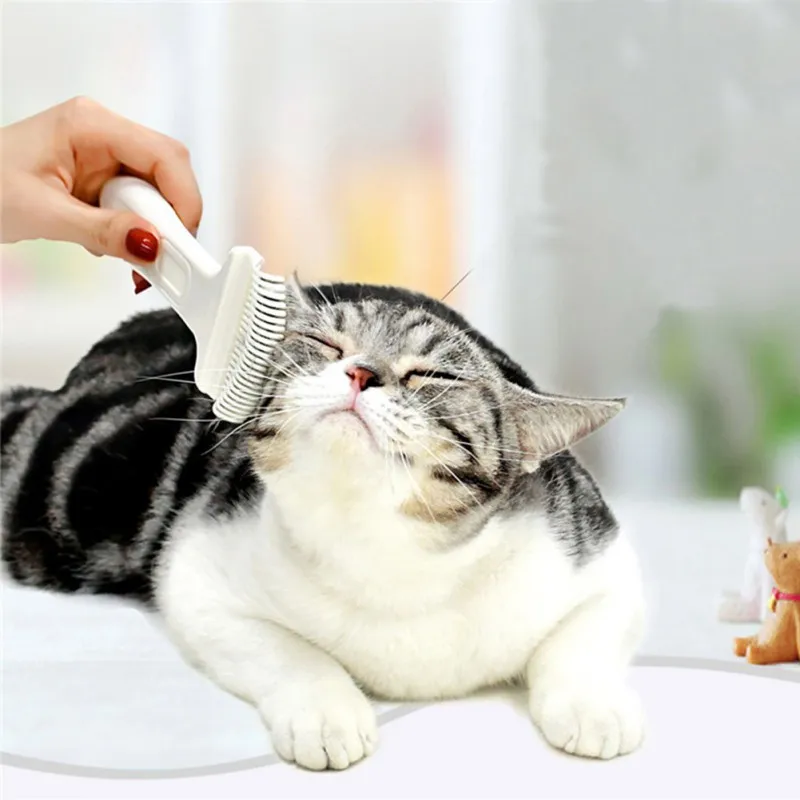 

Pet Cats And Dogs Remove Fleas Dense Tooth Shell Rake Comb Open Knot Float Hair Straight Shell Comb Pet Grooming Hair Tool Matte