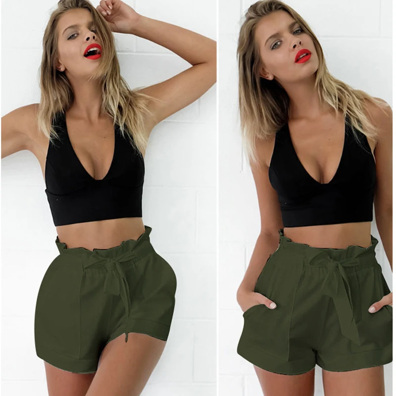 Новинка 2020 стильные модные женские пикантные Летние повседневные шорты с