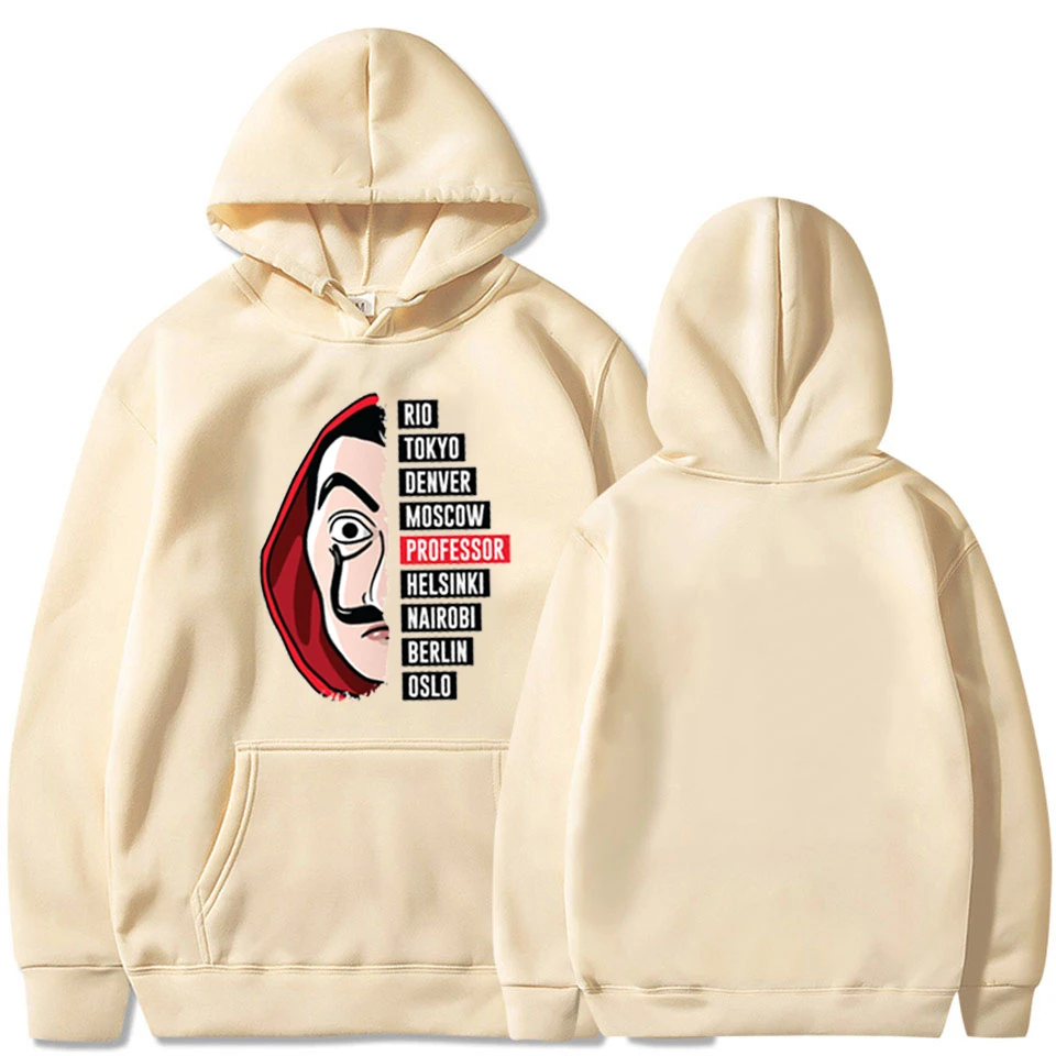 

Зимний костюм из двух предметов: толстовка с капюшоном и рисунком котенка из мультфильма в интернет-магазине La Casa De Papel толстовки унисекс де...