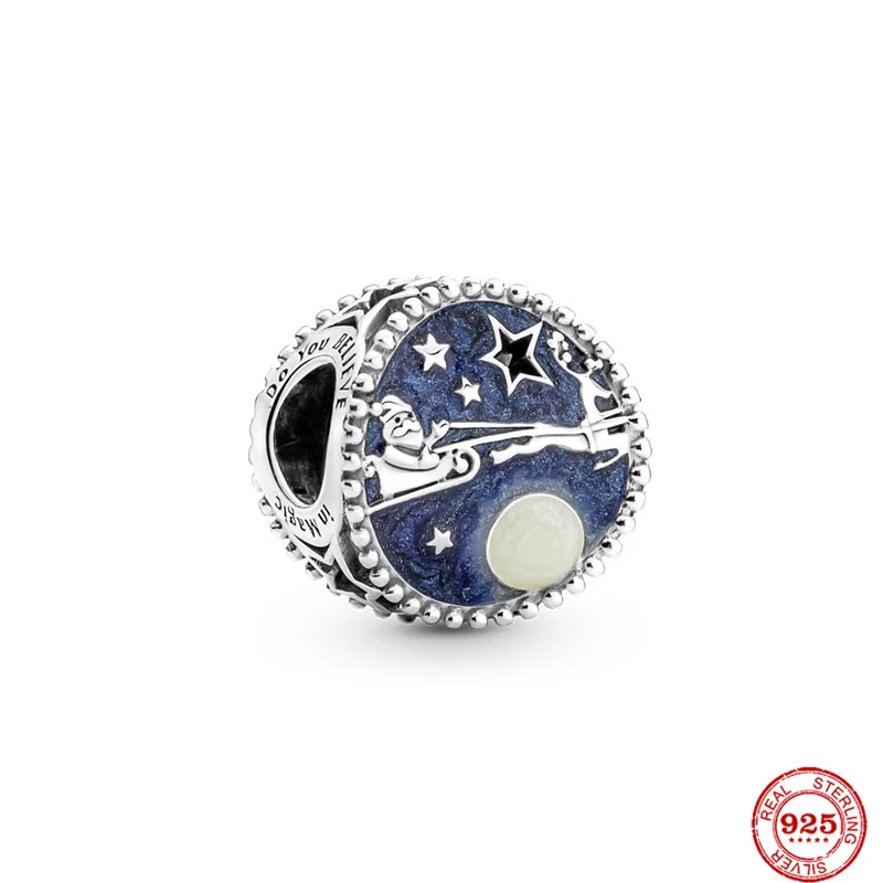 Оригинальный браслет с подвесками в виде Санты серебро 925 пробы | Украшения и