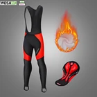 Зимние велосипедные штаны WOSAWE, флисовые ветрозащитные велосипедные шорты, теплые зимние велосипедные штаны с 3D губчатыми подкладками