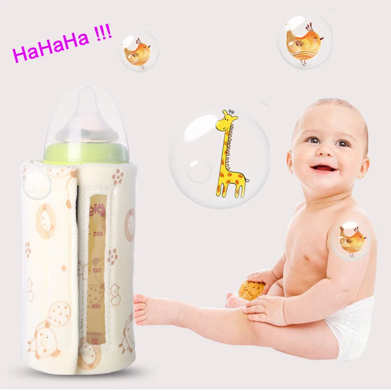 Milk bottle insulation cover winter constant temperature heating USB portable bag thickening warm milk | Мать и ребенок