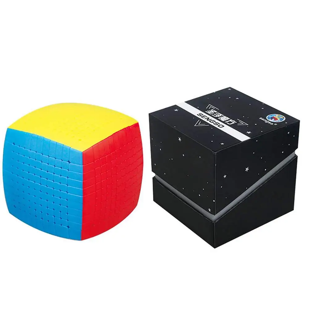 Магический кубик Shengshou 11x11 высокоскоростные кубики без наклеек sengso 11x11x11 подарок
