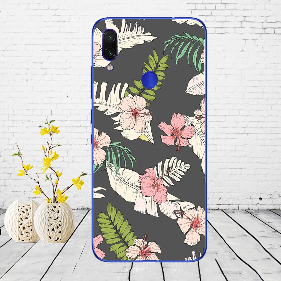 23 02SX чехол для Xiaomi Redmi Note 7, силиконовый чехол для Xiaomi Redmi Note 7, задняя крышка, чехол для Redmi Note 7, чехол для телефона - Цвет: 23