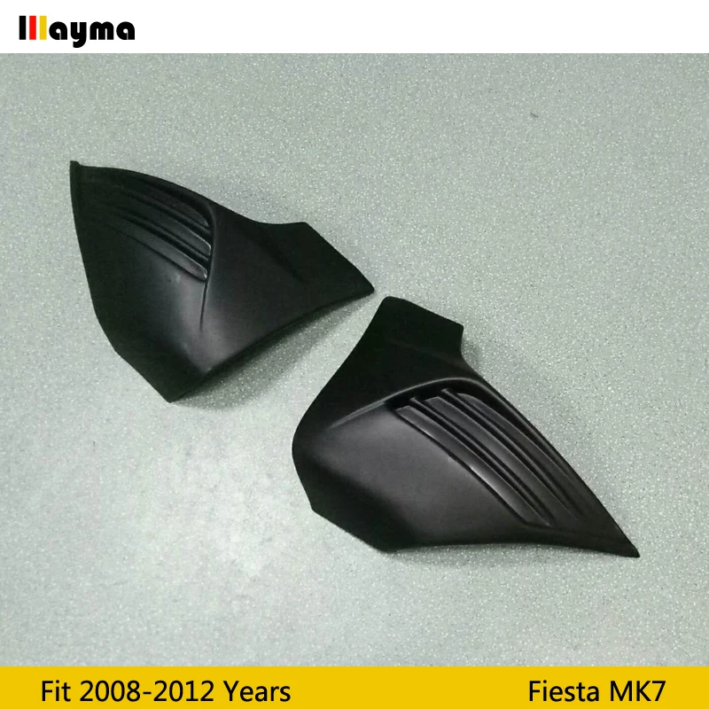 Fiesta MK7 ST Style Матовый Черный праймер ABS диффузор губа на задний бампер разделитель