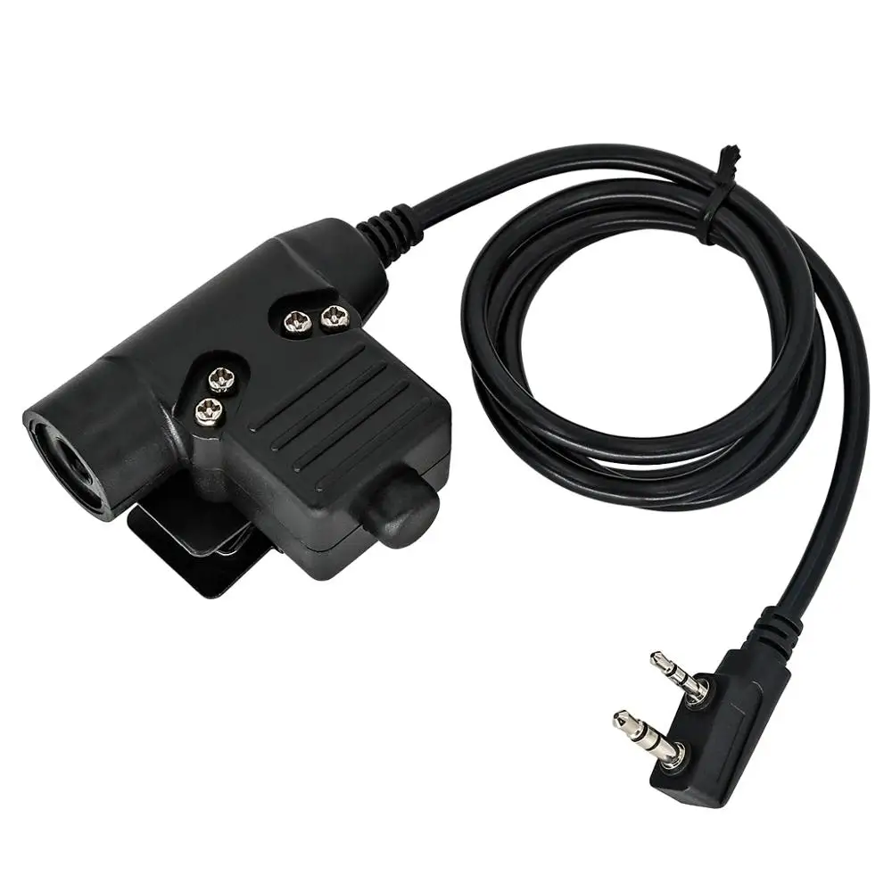 Шлем COMTAC II с кронштейном тактическая гарнитура CB + U94 kenwood 2 pin ptt шумоподавлением и