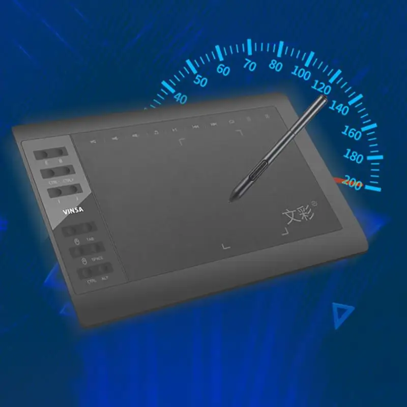 

Графический планшет 10*6 '', 8192 уровней, цифровой планшет для рисования, 233 точек, быстрый чтение, подпись, ручка для рисования