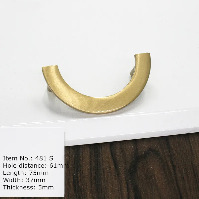 

Латунные круглые ручки для мебели