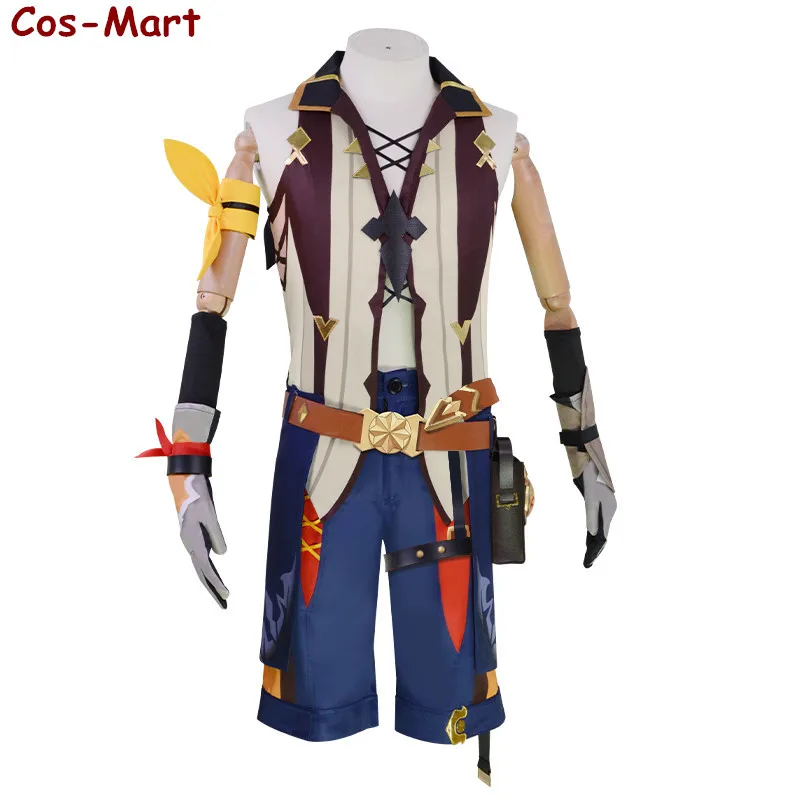 

Hot Game Genshin Impact Bennett Cosplay Costume Fashion Handsome Combat Uniform Male Activity Party Role Play Clothing S-XXL